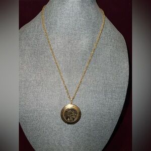 Vintage Gold-tone Native American Locket